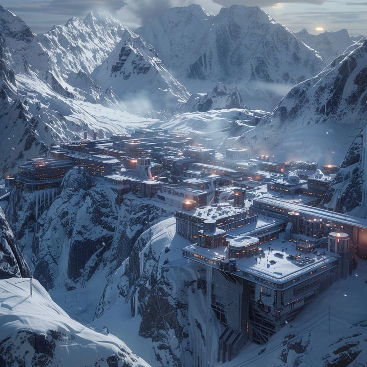 Winter World concept art — the Faithkeeper's journey